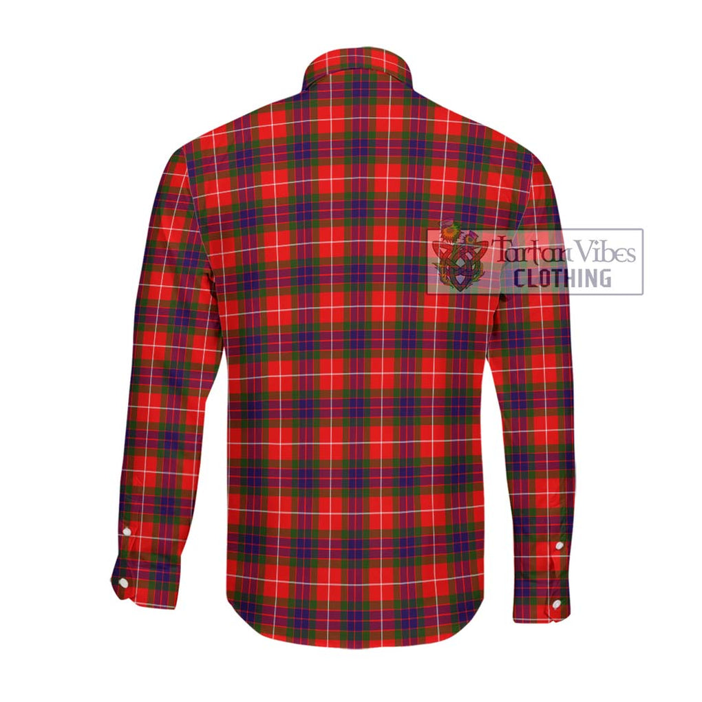 Abernethy Tartan Long Sleeve Button Shirt with Family Crest DNA In Me Style - Tartanvibesclothing Shop