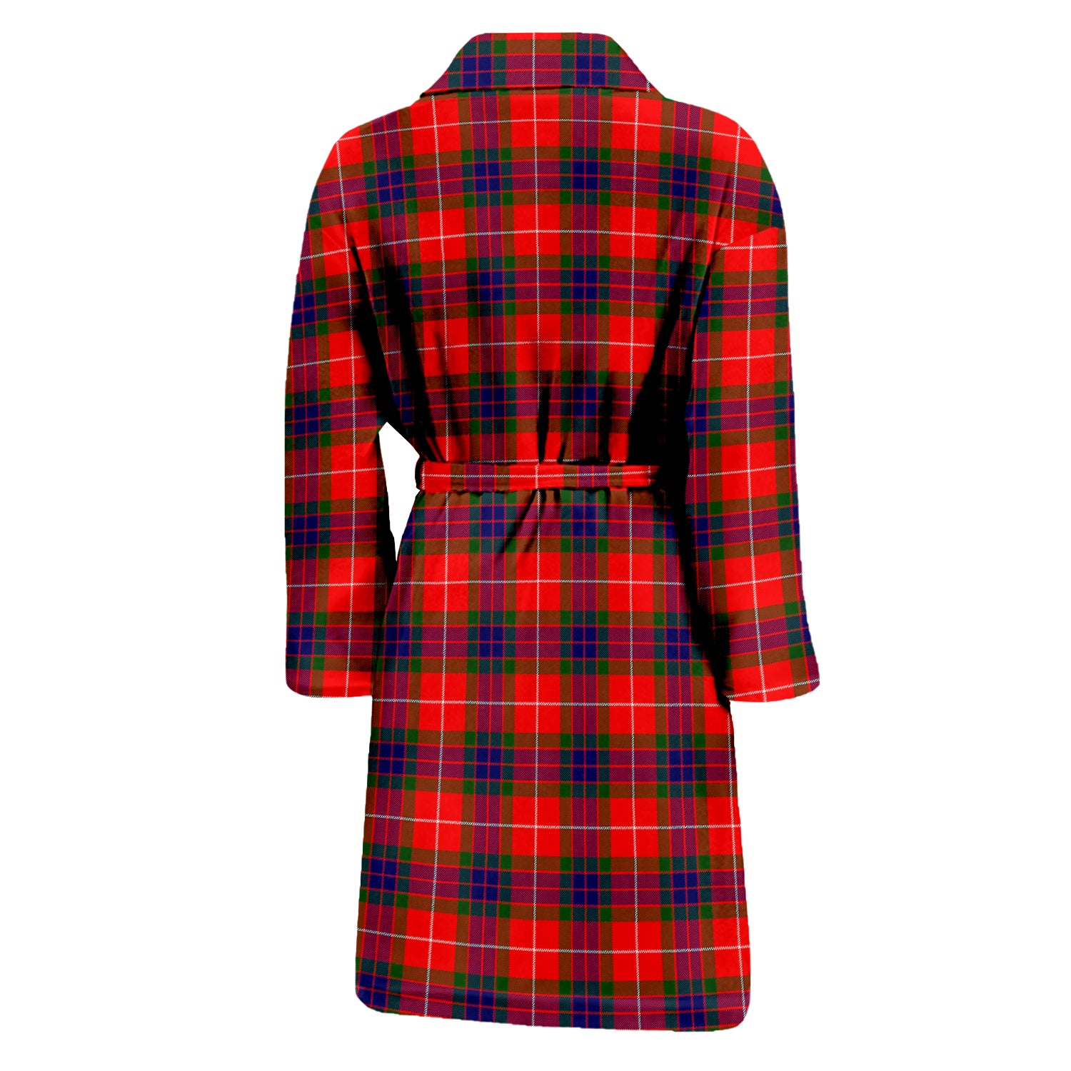 Abernethy Tartan Bathrobe with Family Crest - Tartan Vibes Clothing