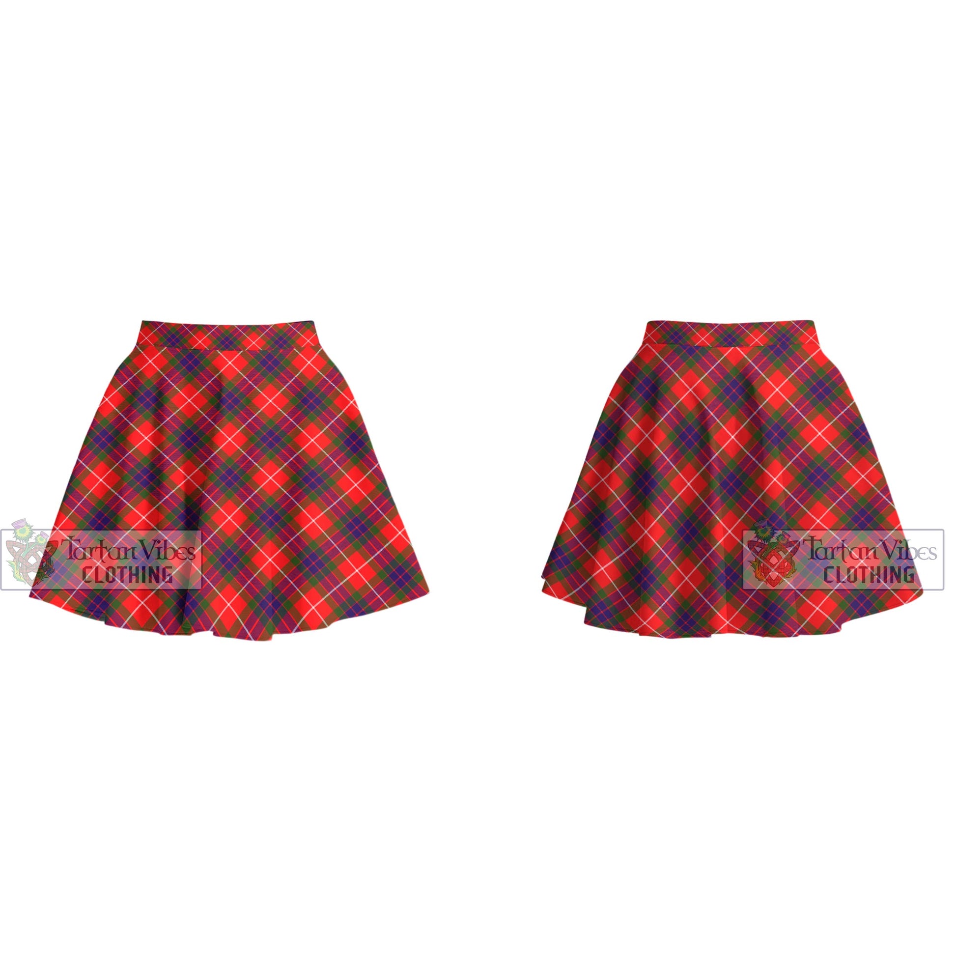 Tartan Vibes Clothing Abernethy Tartan Women's Plated Mini Skirt