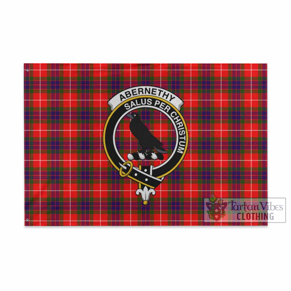 Abernethy Tartan House Flag with Family Crest - Tartan Vibes Clothing