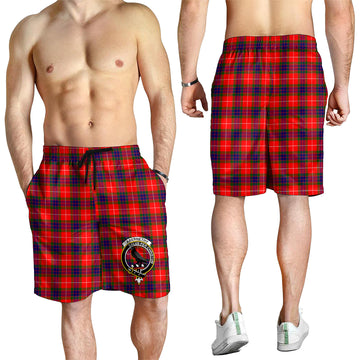 Abernethy Tartan Mens Shorts with Family Crest