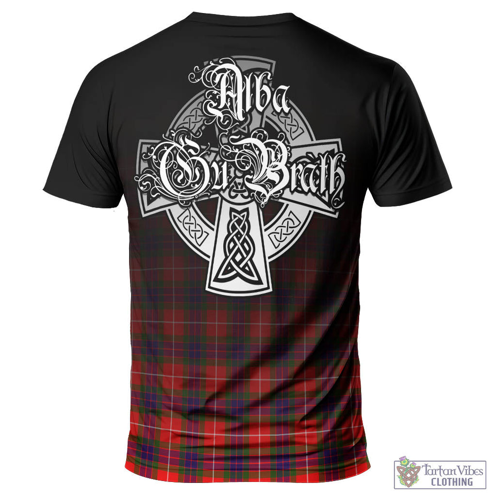 Tartan Vibes Clothing Abernethy Tartan T-Shirt Featuring Alba Gu Brath Family Crest Celtic Inspired