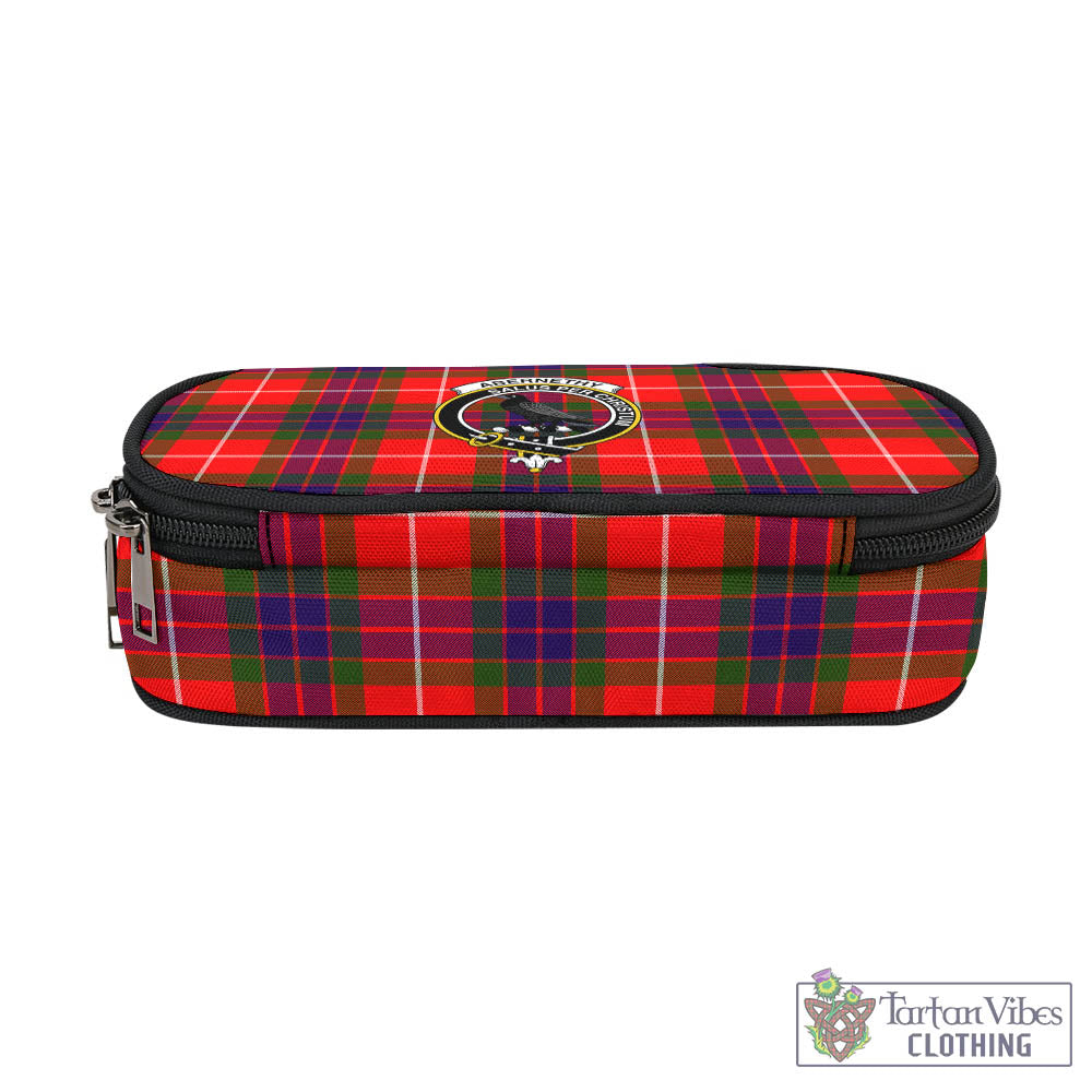 Abernethy Tartan Pen and Pencil Case with Family Crest - Tartan Vibes Clothing