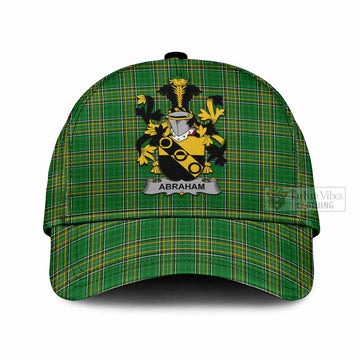 Abraham Irish Clan Tartan Classic Cap with Coat of Arms