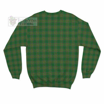 Abraham Irish Clan Tartan Sweatshirt with Coat of Arms