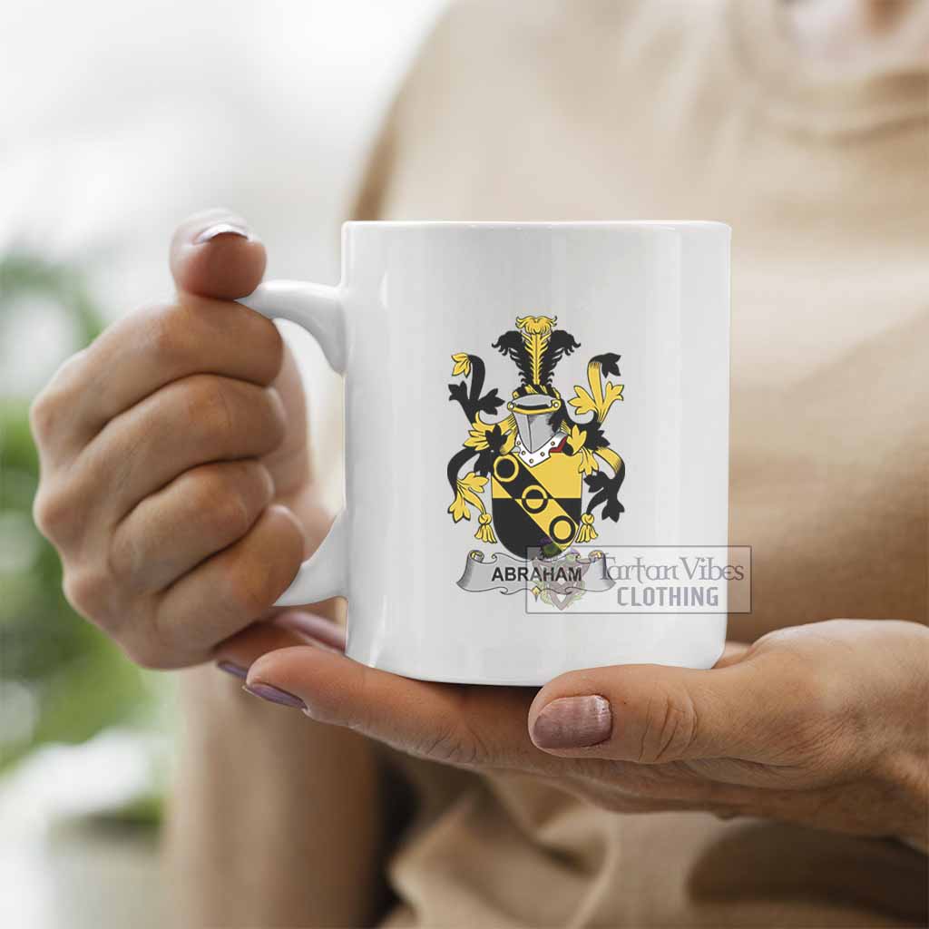 Abraham Irish Clan Coat of Arms Ceramic Mug - 2D-tartanvibesclothing