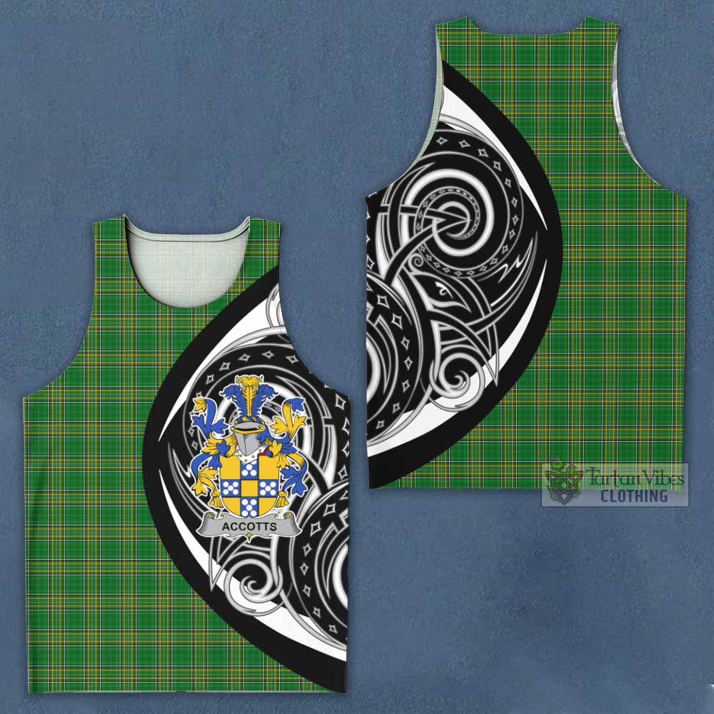 Accotts Irish Clan Men's Tank Top Celtic Circle Style - Tartan Vibes Clothing