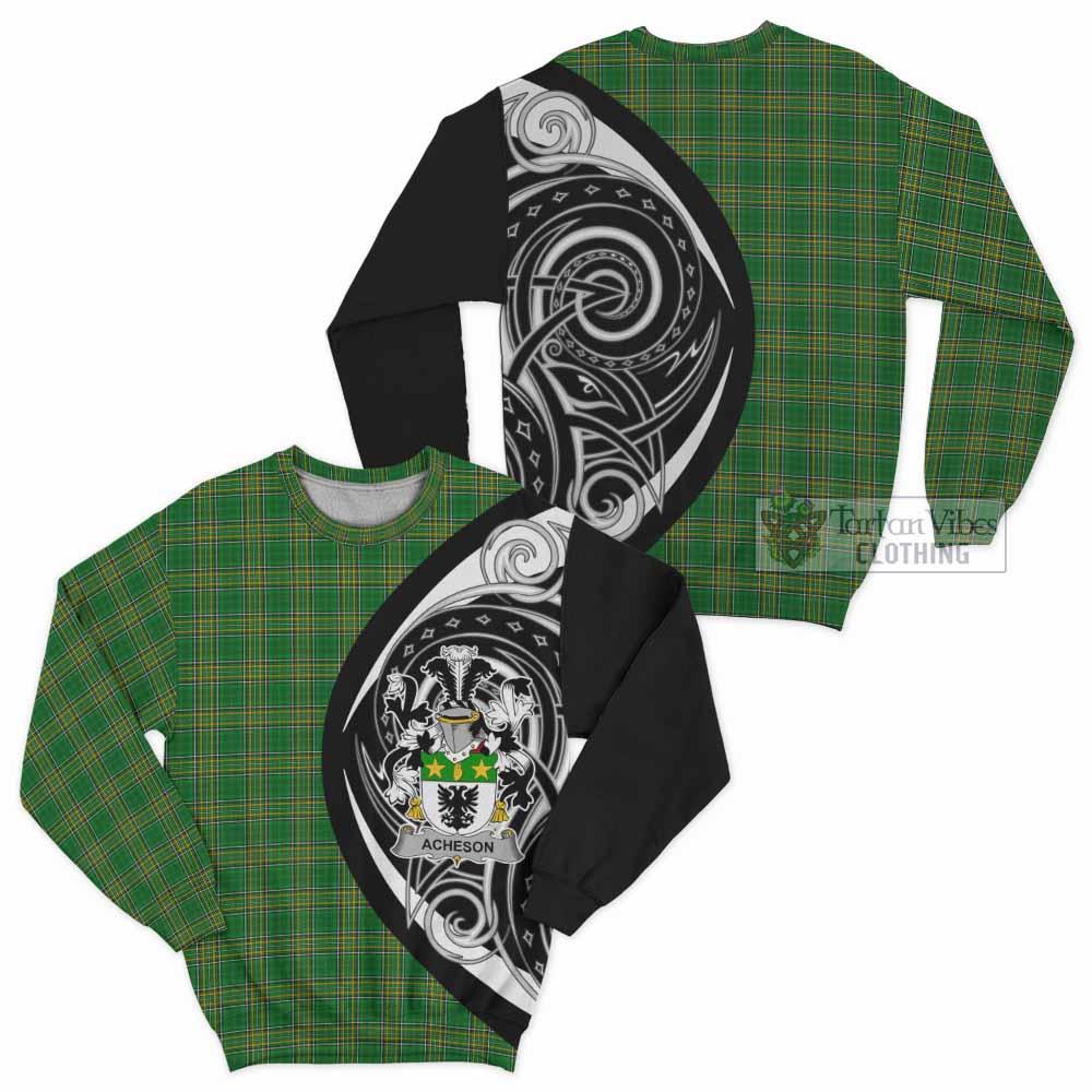 Acheson Irish Clan Sweatshirt Celtic Circle Style - Tartan Vibes Clothing