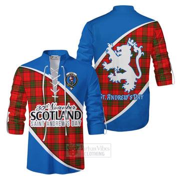 Adair Family Crest Tartan Ghillie Kilt Shirt Celebrate Saint Andrew's Day in Style