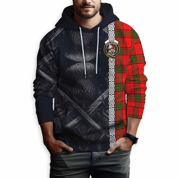 Adair Tartan Hoodie with Family Crest Cross Sword Thistle Celtic Vibes