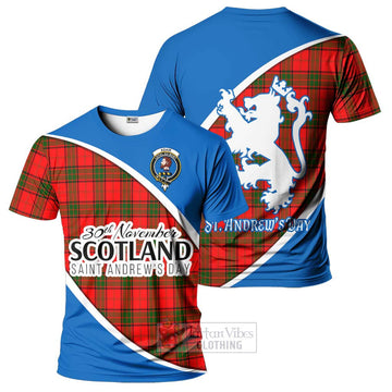 Adair Family Crest Tartan T-Shirt Celebrate Saint Andrew's Day in Style