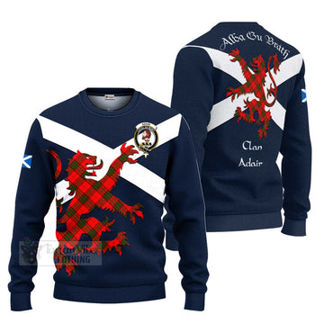 Adair Tartan Lion Rampant Ugly Sweater Proudly Display Your Heritage with Alba Gu Brath and Clan Name