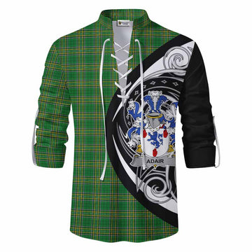 Adair Irish Clan Ghillie Kilt Shirt Celtic Circle Style Men - Tartan Vibes Clothing