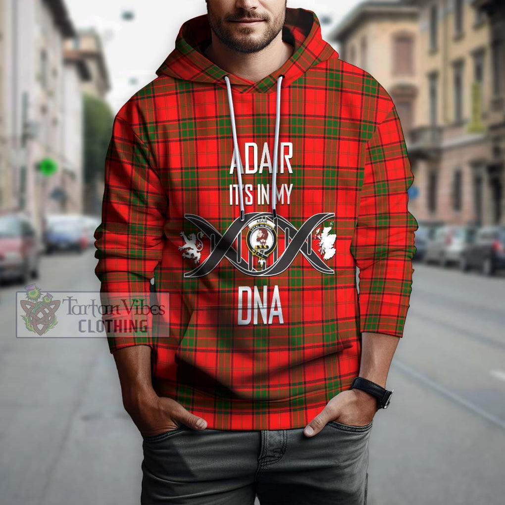 Adair Tartan Hoodie with Family Crest DNA In Me Style Pullover Hoodie - Tartanvibesclothing Shop