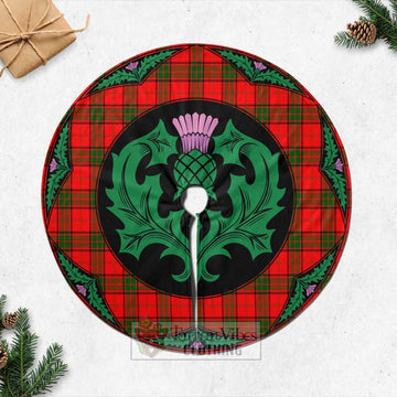 Adair Tartan Christmas Tree Skirt Scottish Thistle Style