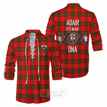 Adair Tartan Ghillie Kilt Shirt with Family Crest DNA In Me Style