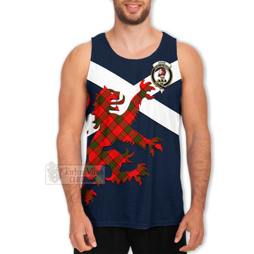 Adair Tartan Lion Rampant Men's Tank Top  Proudly Display Your Heritage with Alba Gu Brath and Clan Name