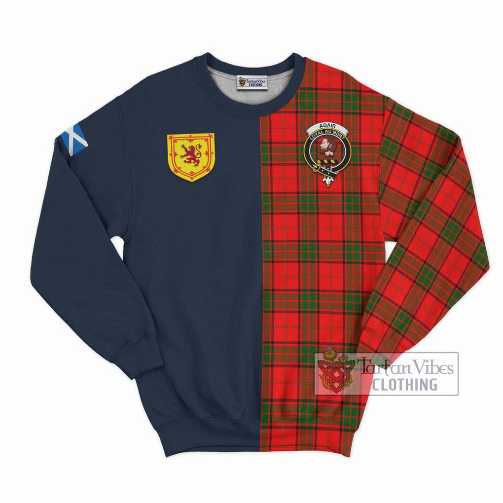 Tartan Vibes Clothing Adair Tartan Sweatshirt with Scottish Lion Royal Arm Half Style