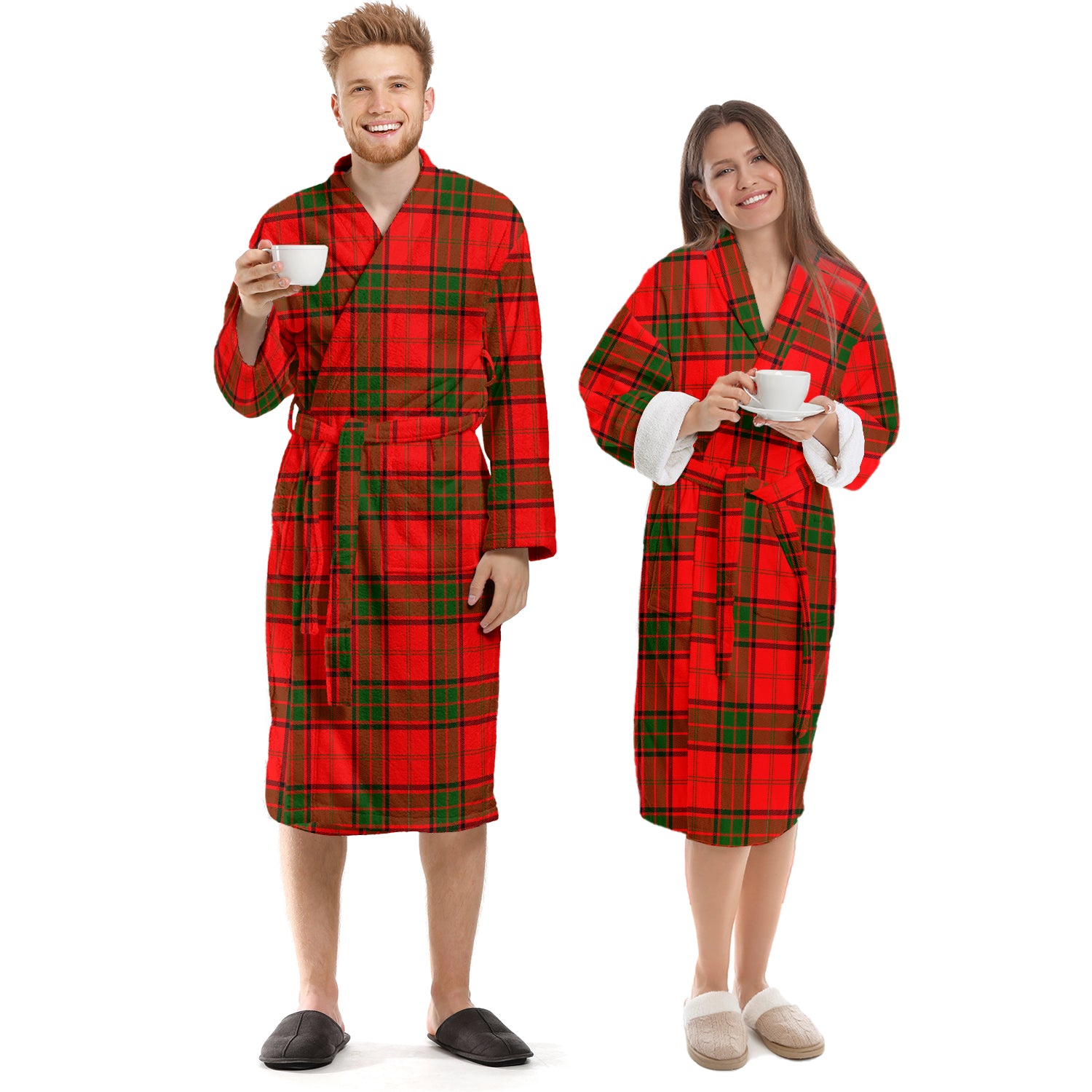 Adair Tartan Bathrobe Unisex S - Tartan Vibes Clothing