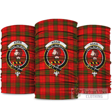 Adair Tartan Neck Gaiters, Tartan Bandanas, Tartan Head Band with Family Crest