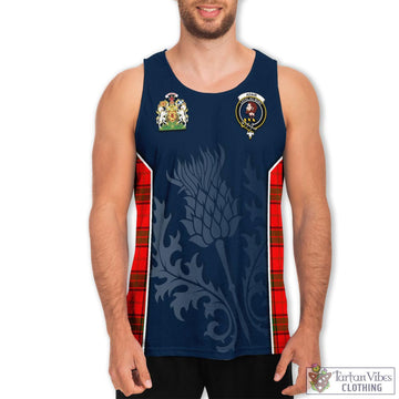 Adair Tartan Men's Tanks Top with Family Crest and Scottish Thistle Vibes Sport Style