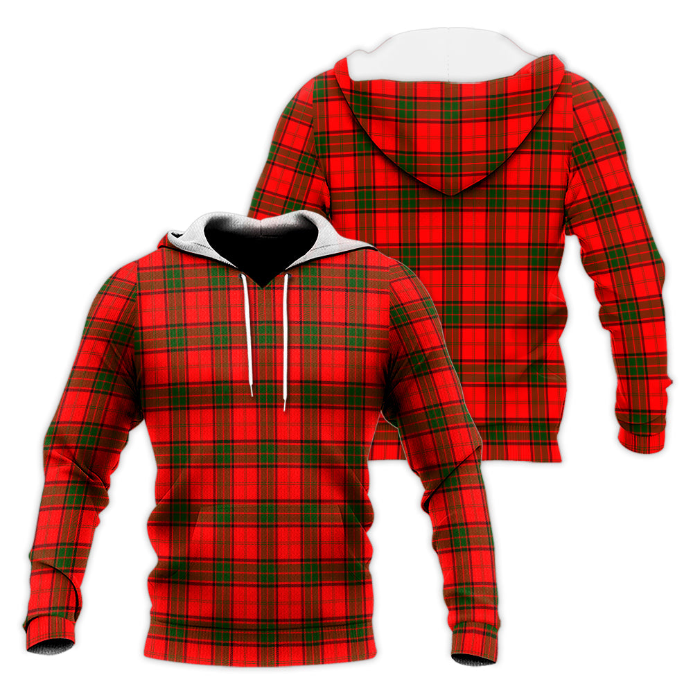 Adair Tartan Knitted Hoodie Unisex Knitted Hoodie - Tartanvibesclothing