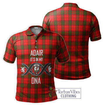 Adair Tartan Polo Shirt with Family Crest DNA In Me Style