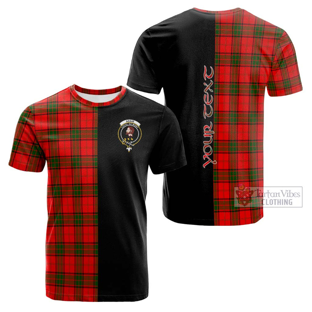 Tartan Vibes Clothing Adair Tartan Cotton T-shirt with Family Crest and Half Of Me Style