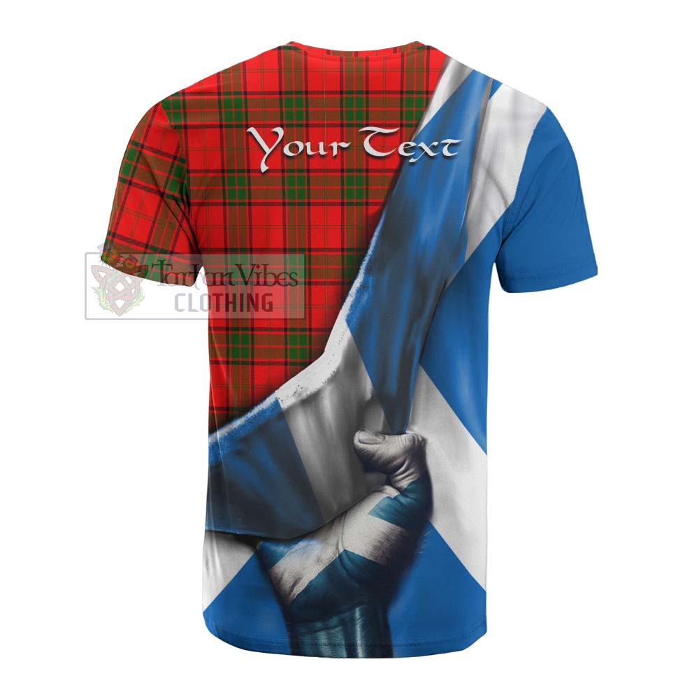 Tartan Vibes Clothing Adair Tartan Cotton T-shirt with Family Crest Scotland Patriotic Style