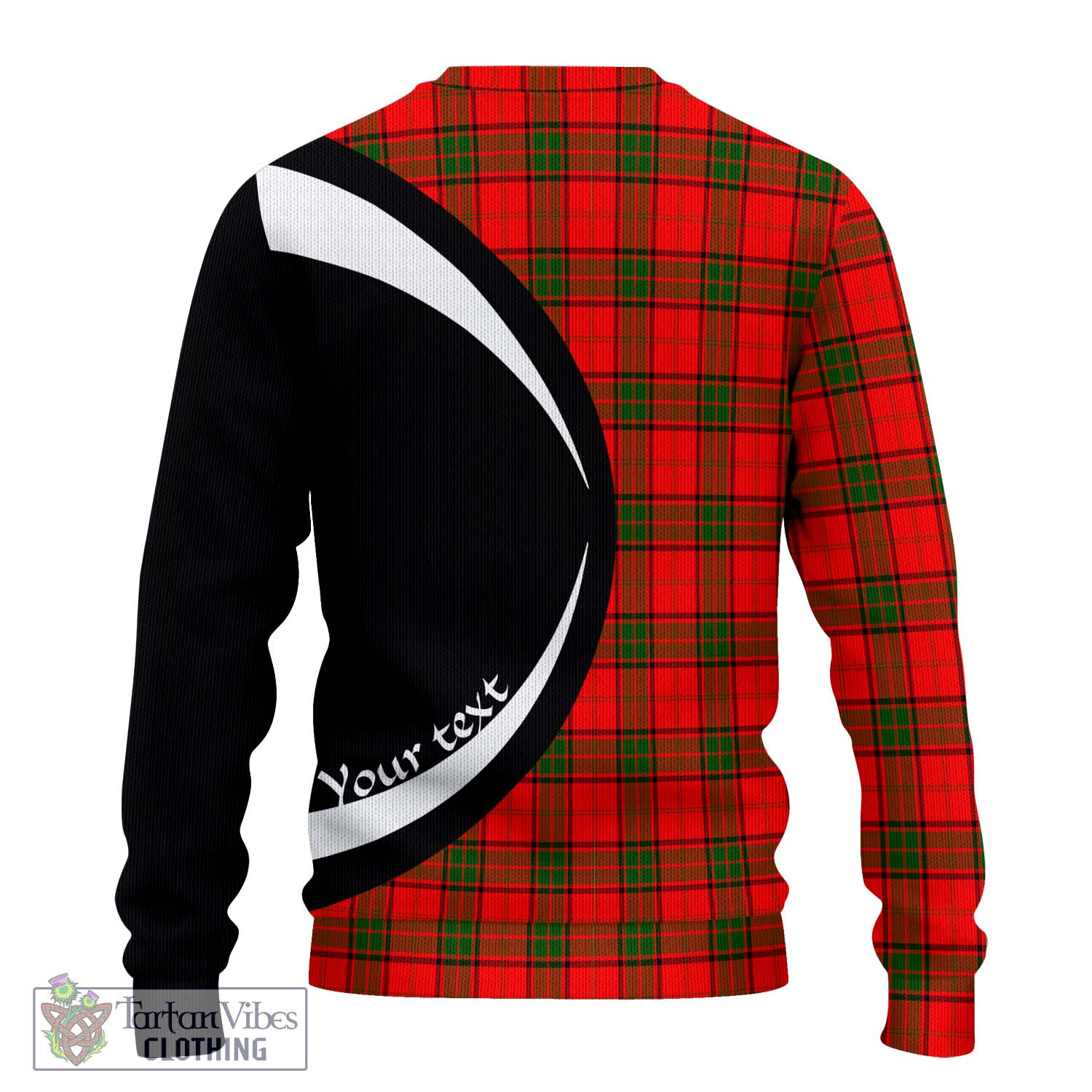 Adair Tartan Ugly Sweater with Family Crest Circle Style - Tartan Vibes Clothing