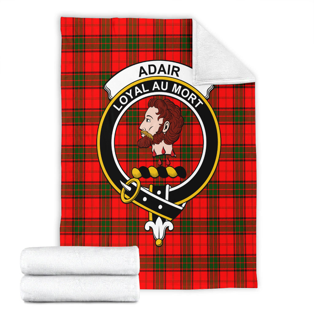 Adair Tartan Blanket with Family Crest - Tartan Vibes Clothing