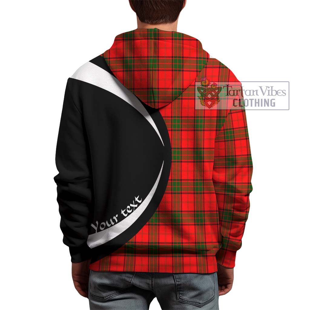 Tartan Vibes Clothing Adair Tartan Hoodie with Family Crest Circle Style