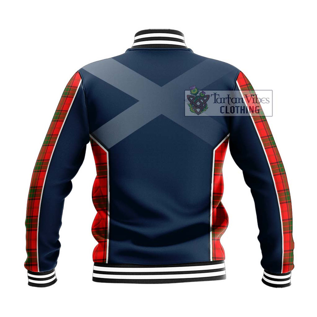 Adair Tartan Baseball Jacket with Family Crest and Lion Rampant Vibes Sport Style - Tartan Vibes Clothing