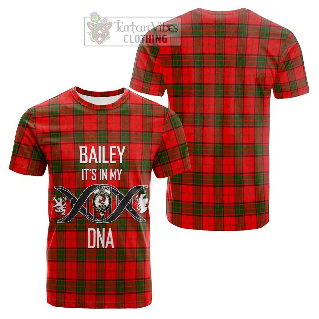 Tartan Vibes Clothing Adair Tartan Cotton T-shirt with Family Crest DNA In Me Style