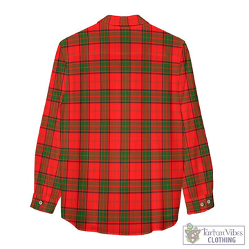 Adair Tartan Women's Casual Shirt with Family Crest