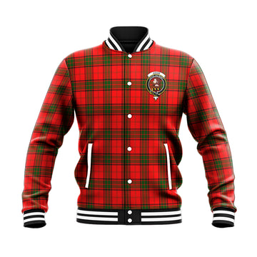 Adair Tartan Baseball Jacket with Family Crest