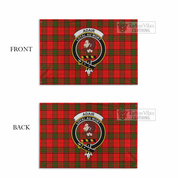 Adair Tartan House Flag with Family Crest - Tartan Vibes Clothing