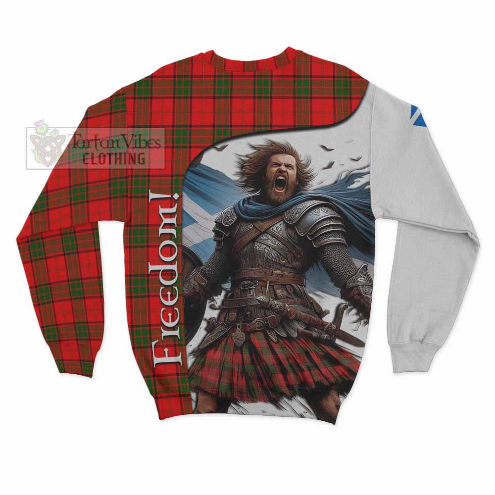 Tartan Vibes Clothing Adair Crest Tartan Sweatshirt Inspired by the Freedom of Scottish Warrior