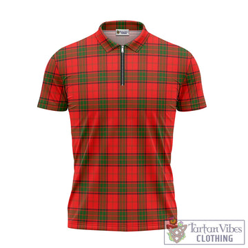 Adair Tartan Zipper Polo Shirt