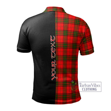 Adair Tartan Polo Shirt with Family Crest and Half Of Me Style