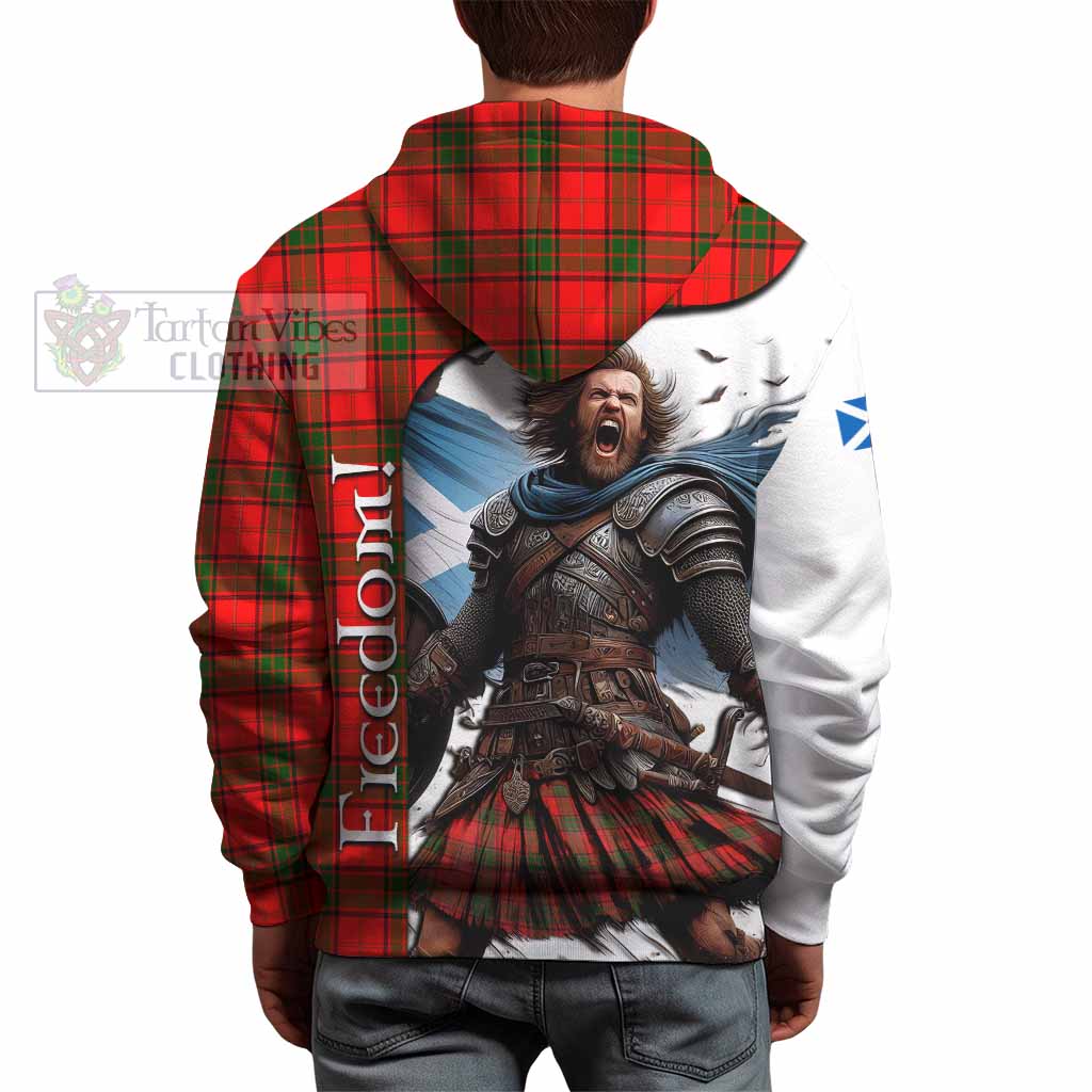 Tartan Vibes Clothing Adair Crest Tartan Hoodie Inspired by the Freedom of Scottish Warrior