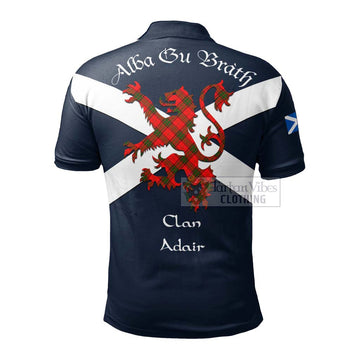 Adair Tartan Lion Rampant Polo Shirt Proudly Display Your Heritage with Alba Gu Brath and Clan Name