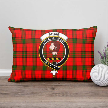 Adair Tartan Pillow Cover with Family Crest