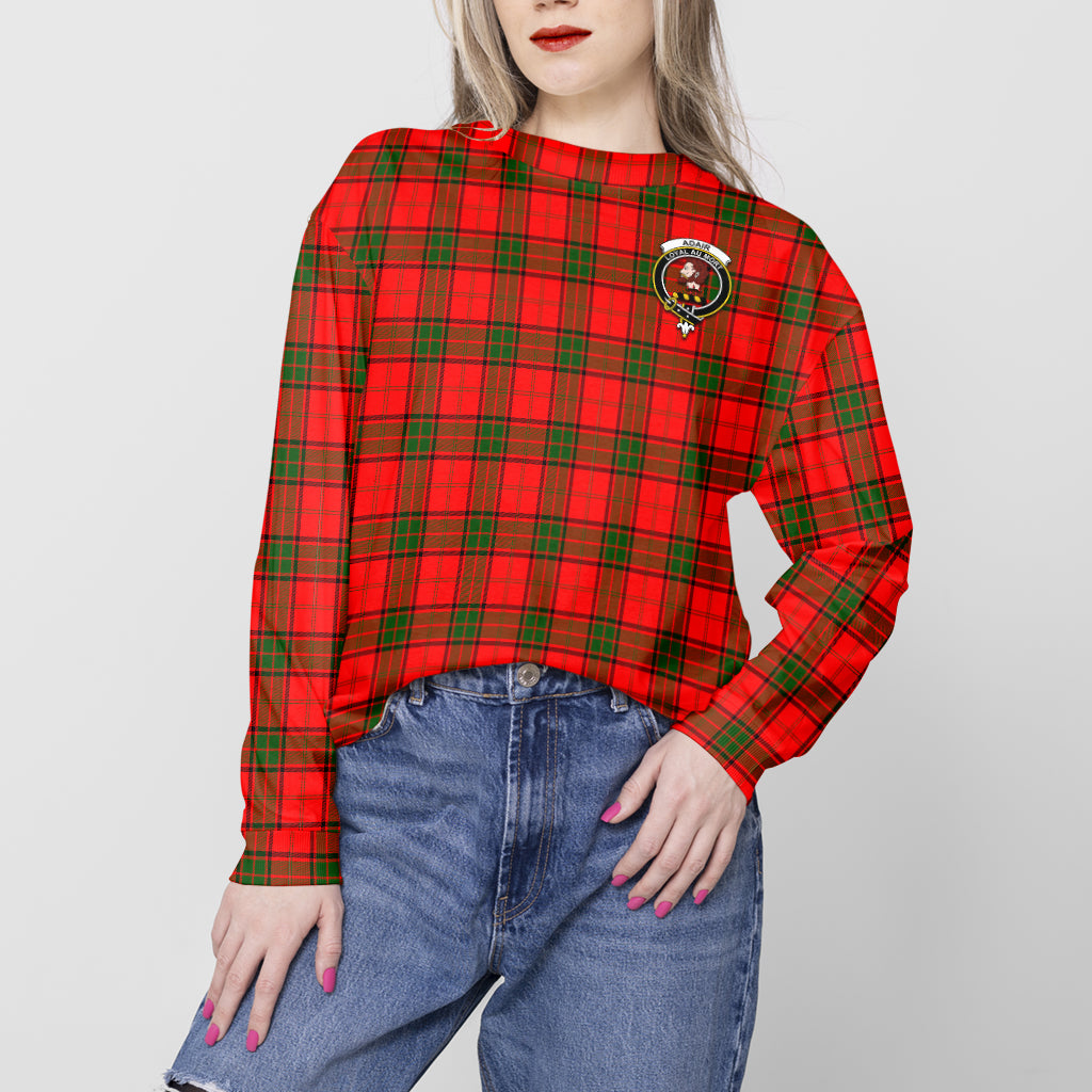 Adair Tartan Sweatshirt with Family Crest - Tartan Vibes Clothing