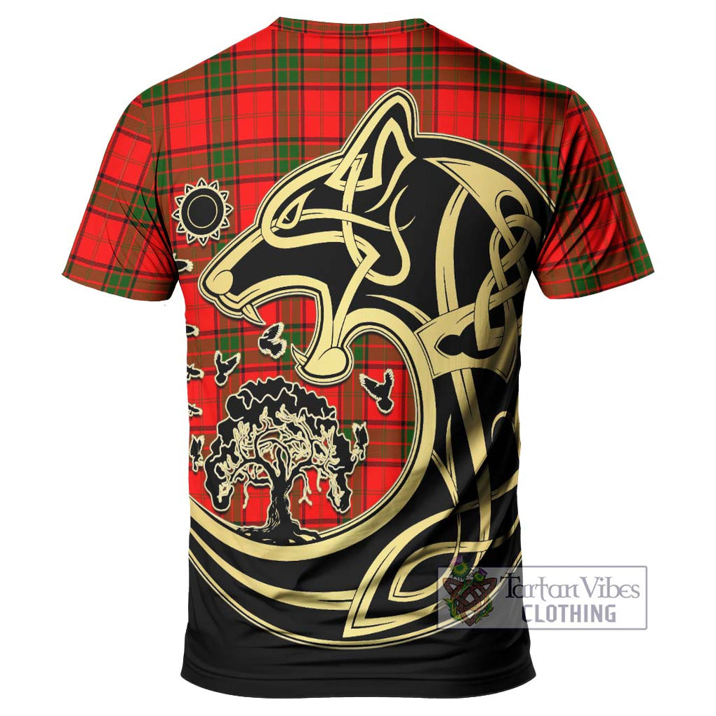 Adair Tartan T-Shirt with Family Crest Celtic Wolf Style - Tartan Vibes Clothing