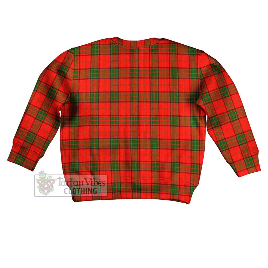 Tartan Vibes Clothing Adair Tartan Kid Ugly Sweater with Family Crest