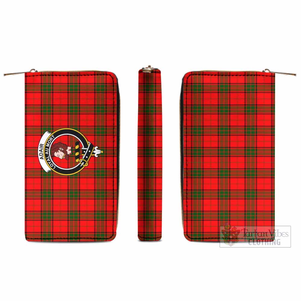 Adair Tartan Women's Leather Wallet with Family Crest - Tartan Vibes Clothing