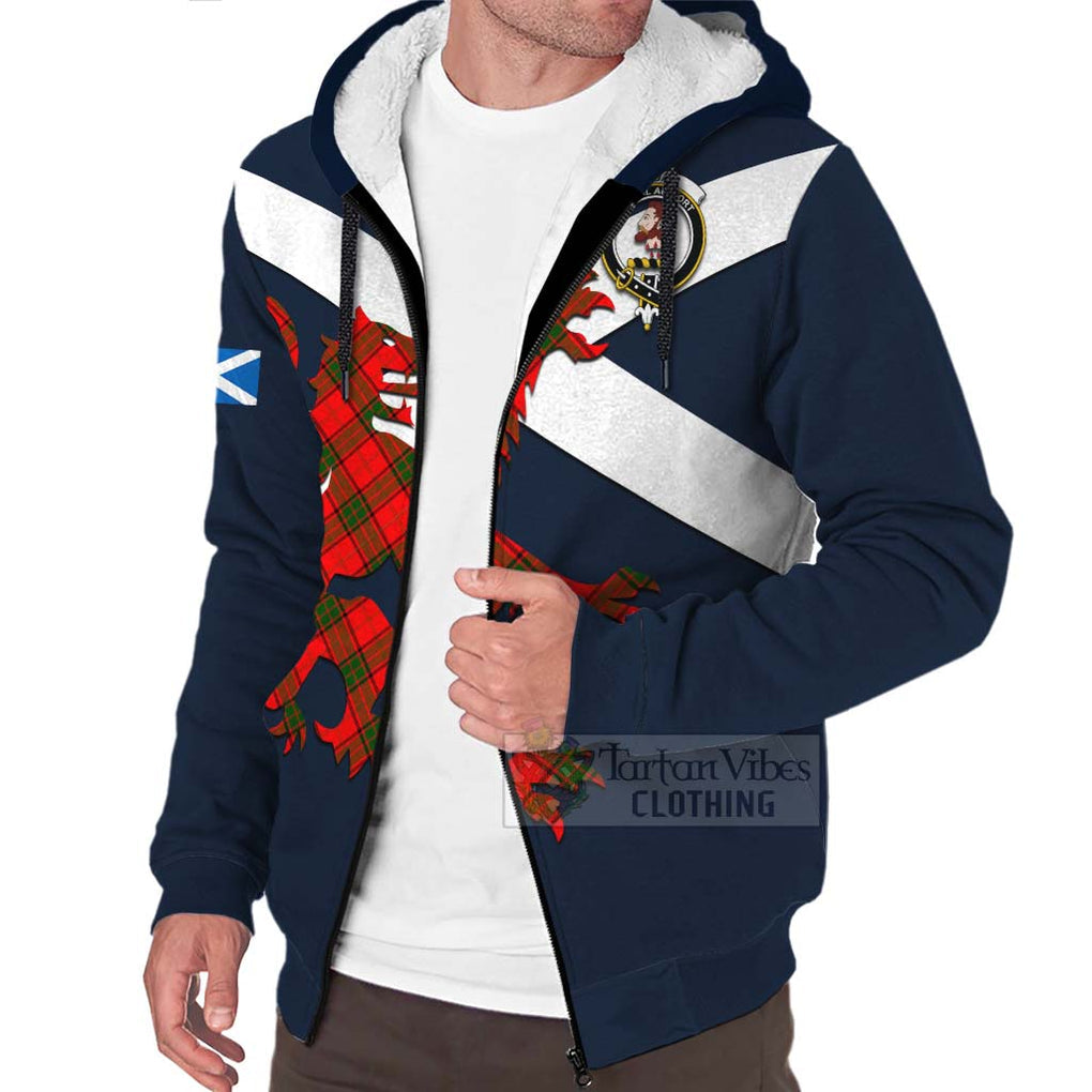 Tartan Vibes Clothing Adair Tartan Lion Rampant Sherpa Hoodie – Proudly Display Your Heritage with Alba Gu Brath and Clan Name