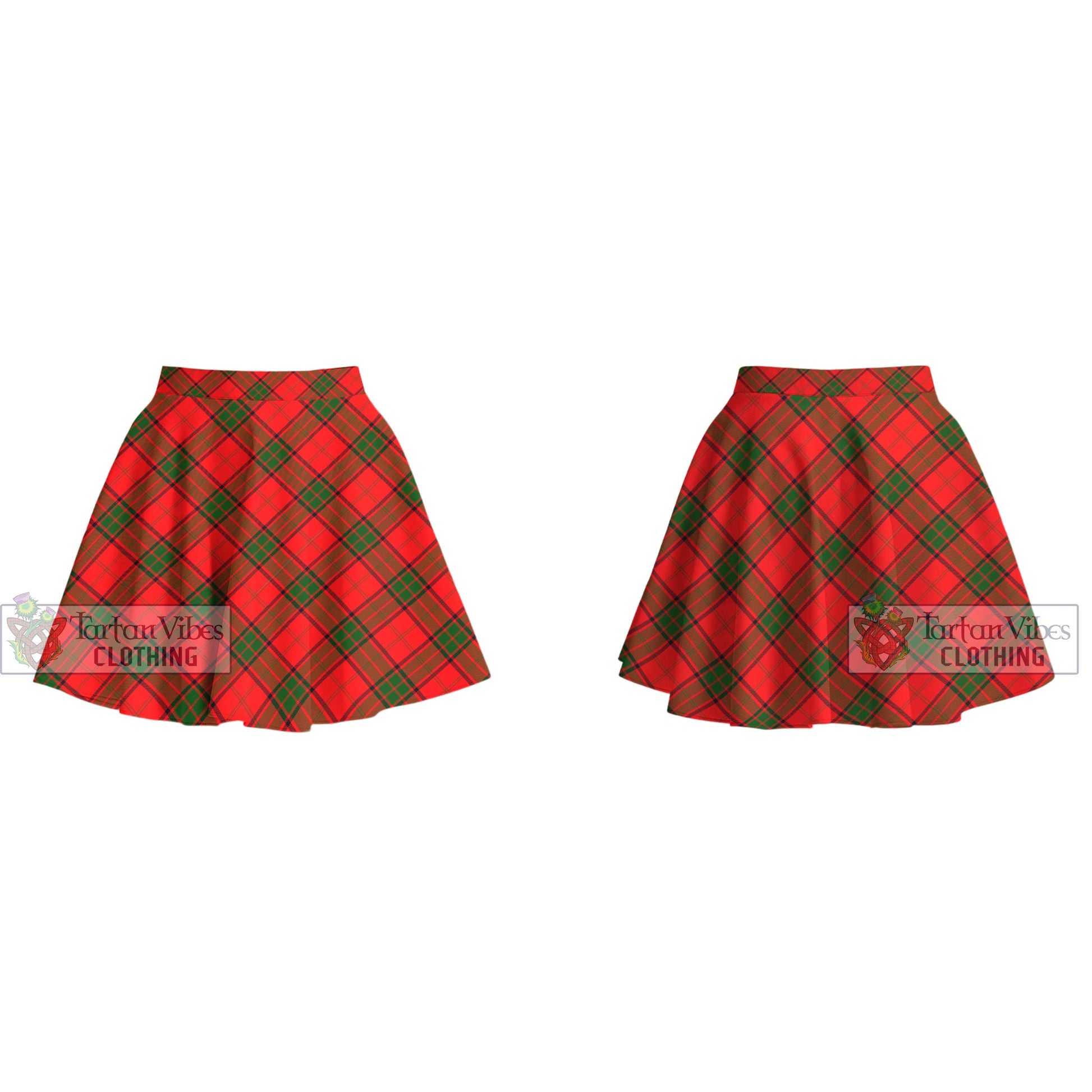 Tartan Vibes Clothing Adair Tartan Women's Plated Mini Skirt