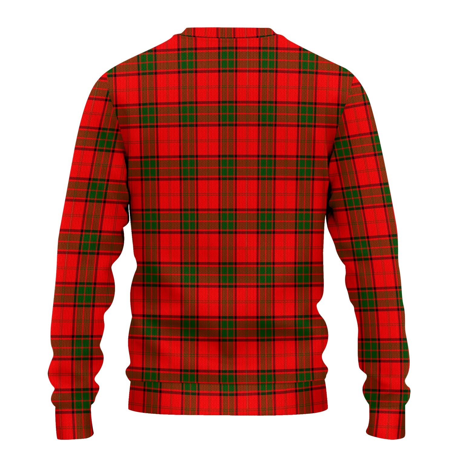 Adair Tartan Knitted Sweater with Family Crest - Tartanvibesclothing